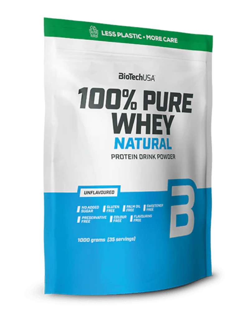 BioTechUSA 100 % Pure Whey, 1 kg, Unflavored