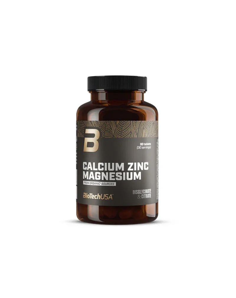 BioTechUSA Calcium Zinc Magnesium, 90 tabl.