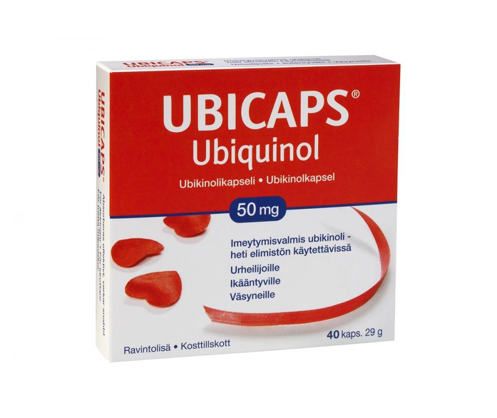 Ubicaps® Ubiquinol 50 mg, 40 kaps