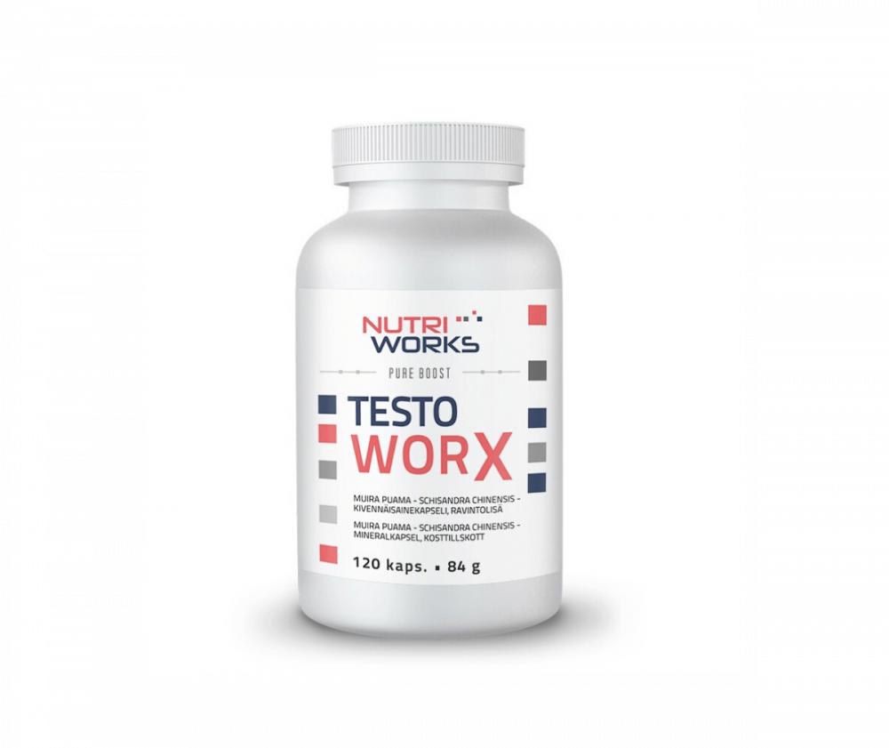 Nutri Works Testo WorX, 120 kaps.