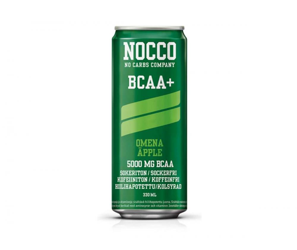 NOCCO BCAA+ Omena, 330 ml (Kofeiiniton)