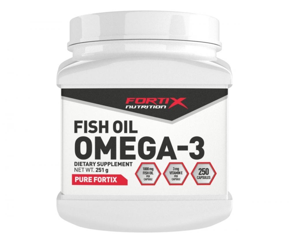 Fortix Pure Omega-3 Fish Oil, 200 kaps.