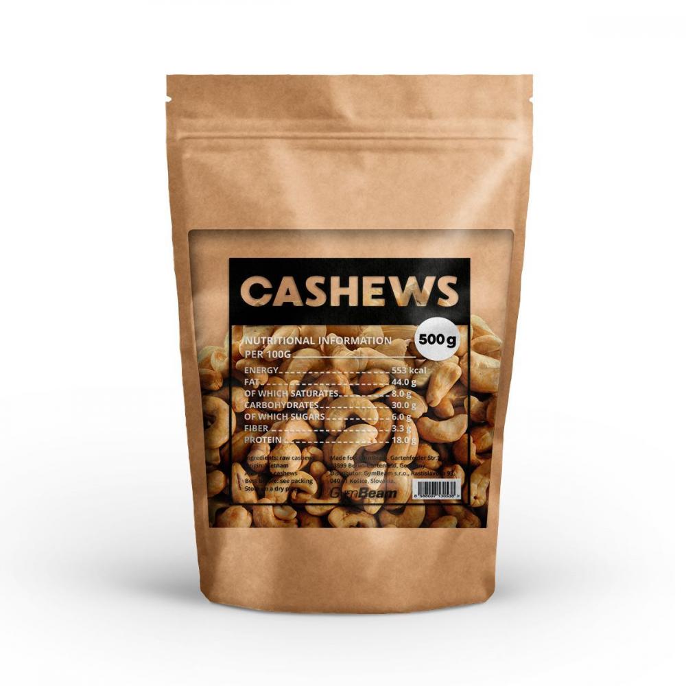 GymBeam Natural Cashew Nuts, 500g