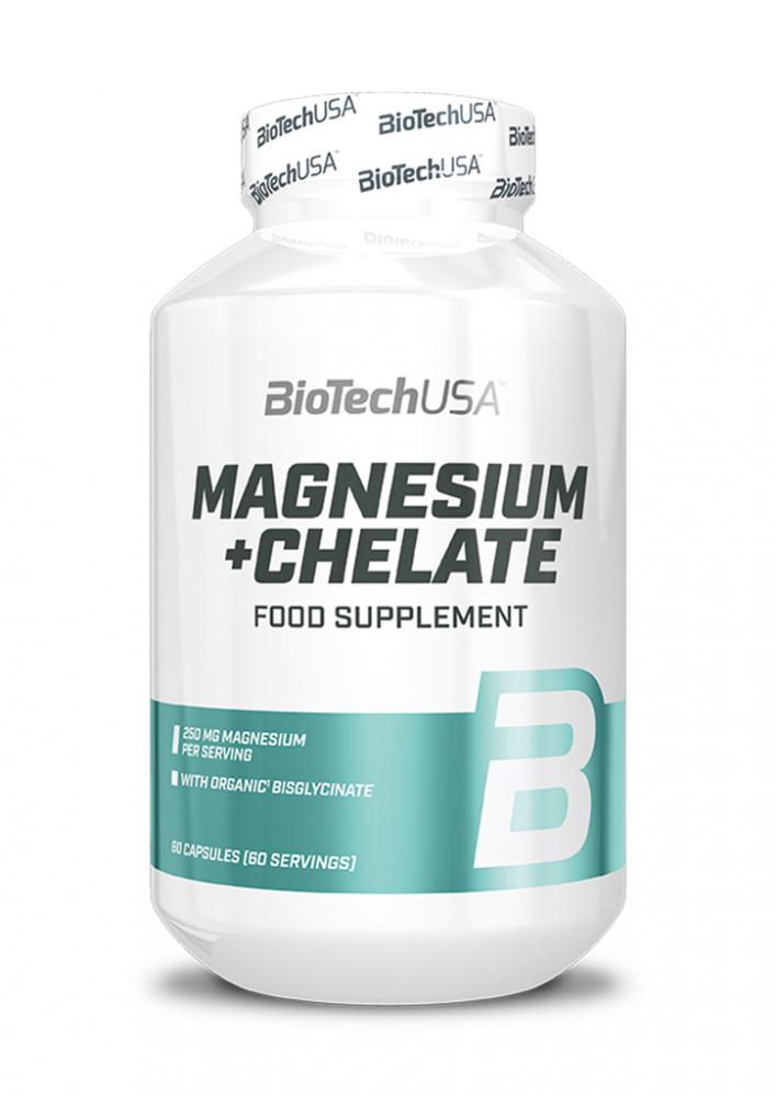 BioTechUSA Magnesium+Chelate, 60 kaps.