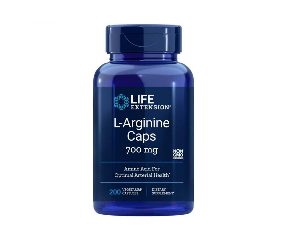 LifeExtension L-Arginine Caps, 200 kaps.