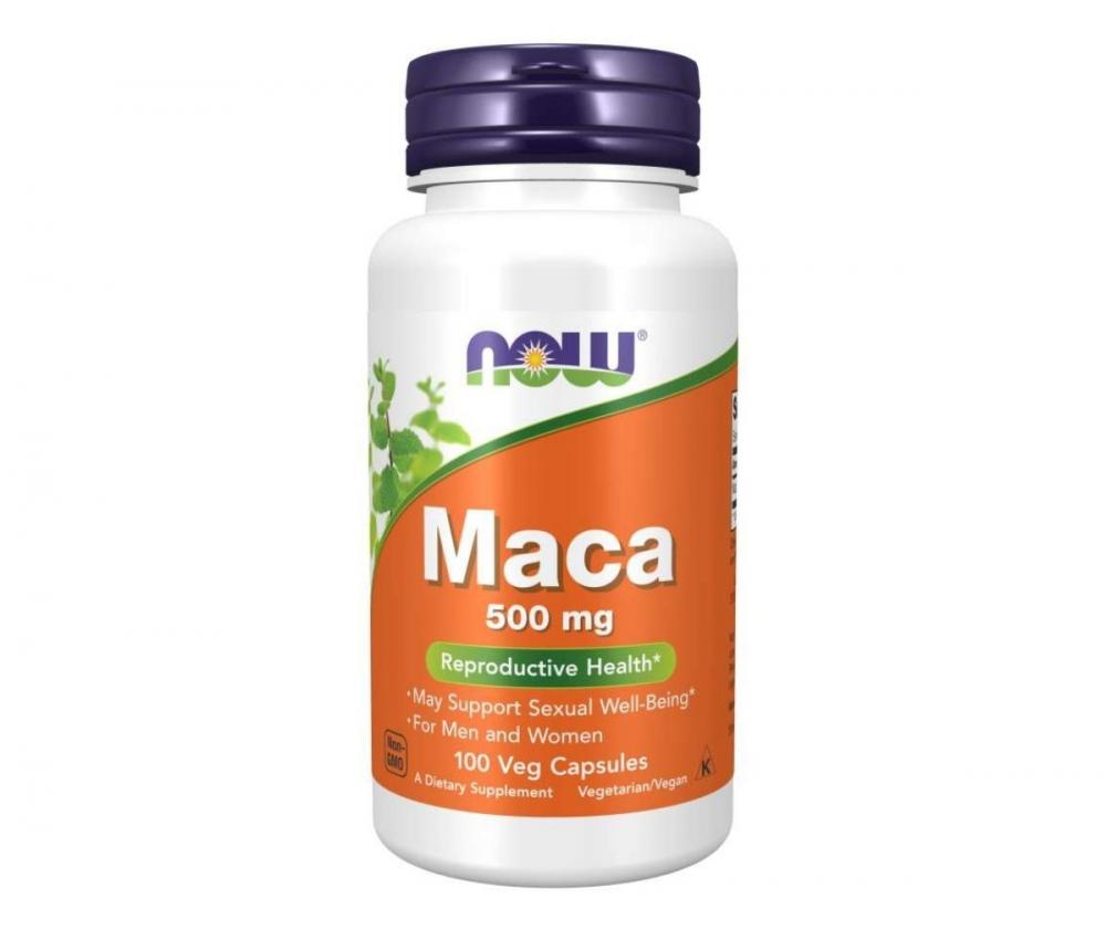 NOW Foods Maca 500 mg, 100 kaps.