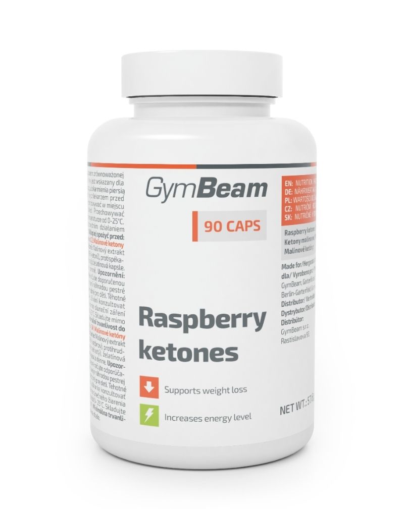 GymBeam Raspberry Ketones, 90 kaps.