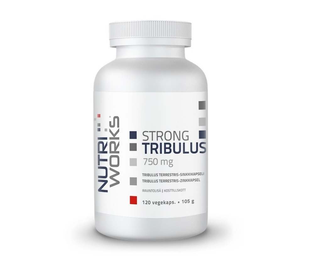 Nutri Works Strong Tribulus, 120 kaps.