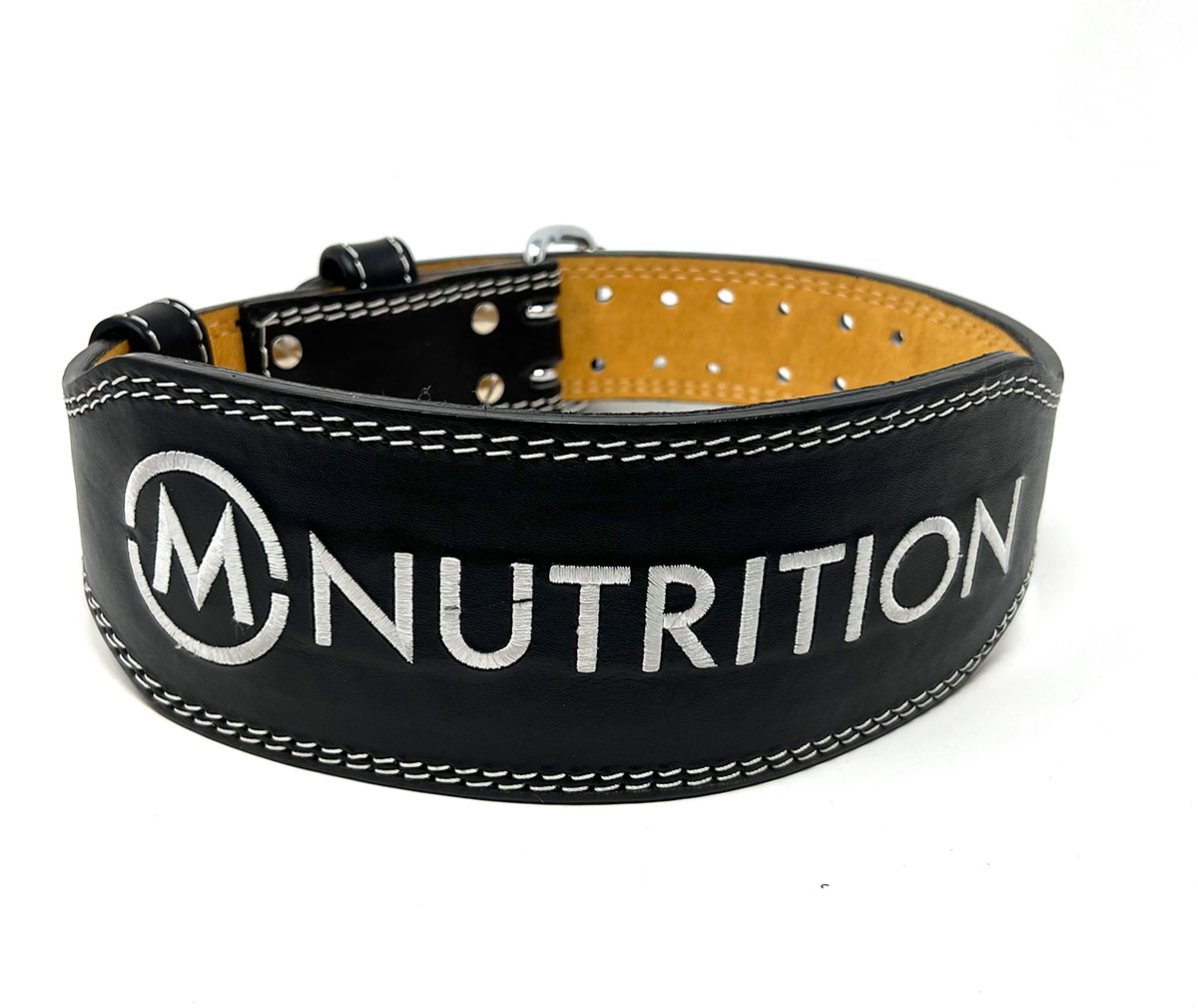 M-Nutrition Training Gear Leather Workout Belt