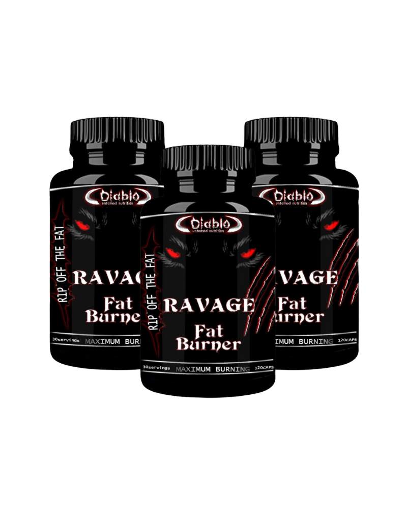 Big Buy: 3 kpl Diablo RAVAGE Fat Burner (360 kaps.)