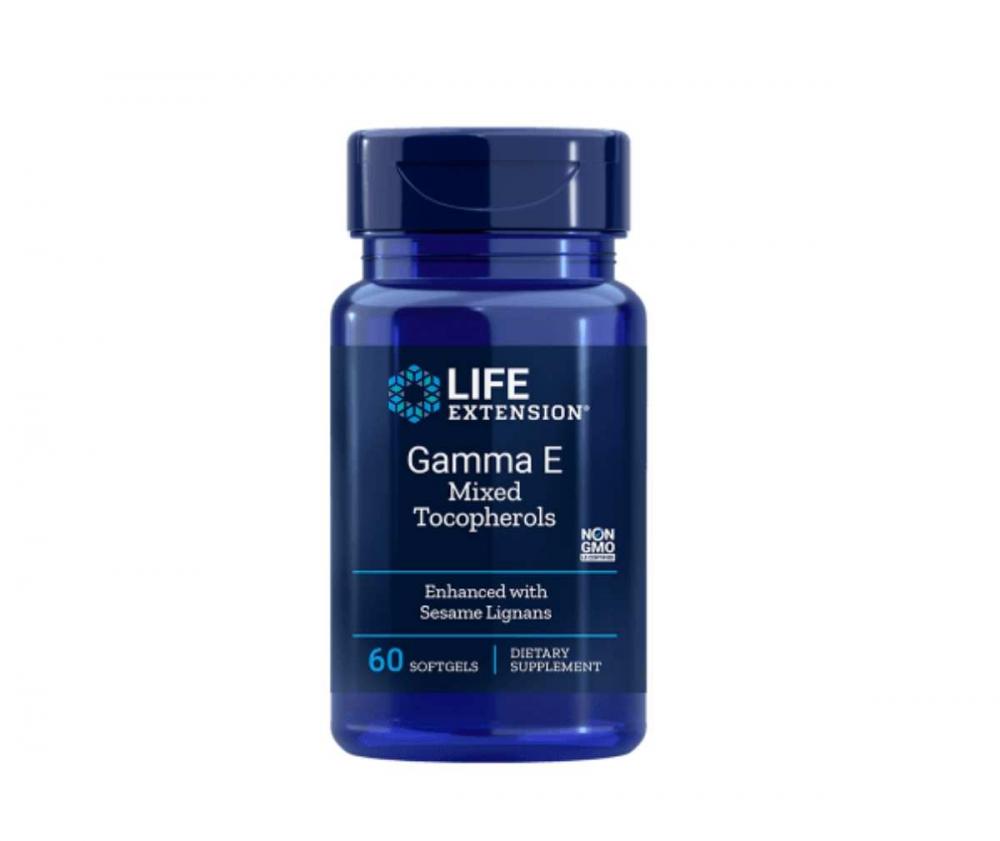 LifeExtension Gamma E Mixed Tocopherols, 60 kaps. (10/24)