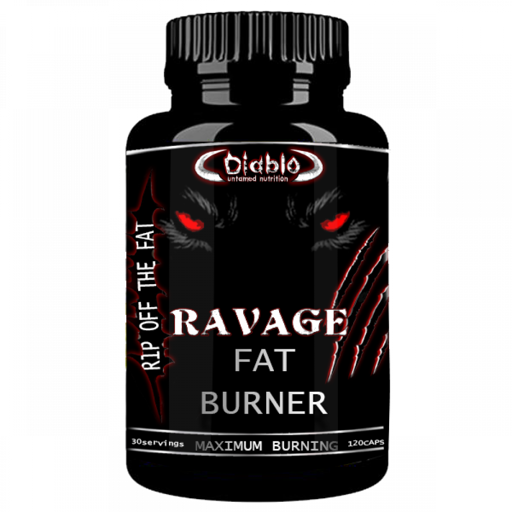 Diablo RAVAGE Fat Burner, 120 kaps.