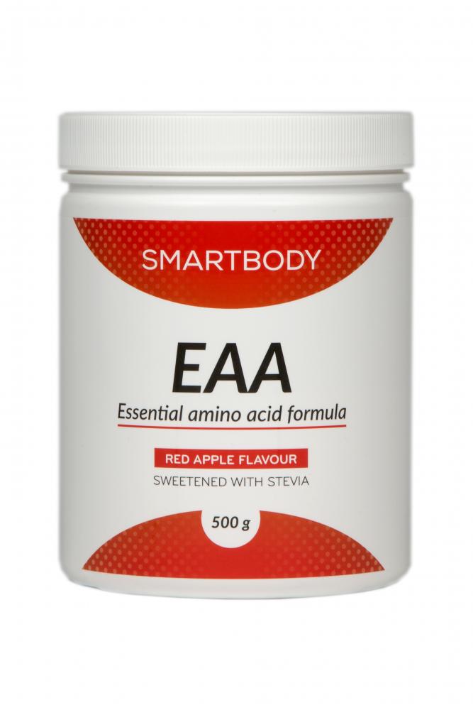 SMARTBODY EAA 500 g, Punainen Omena (Stevia)