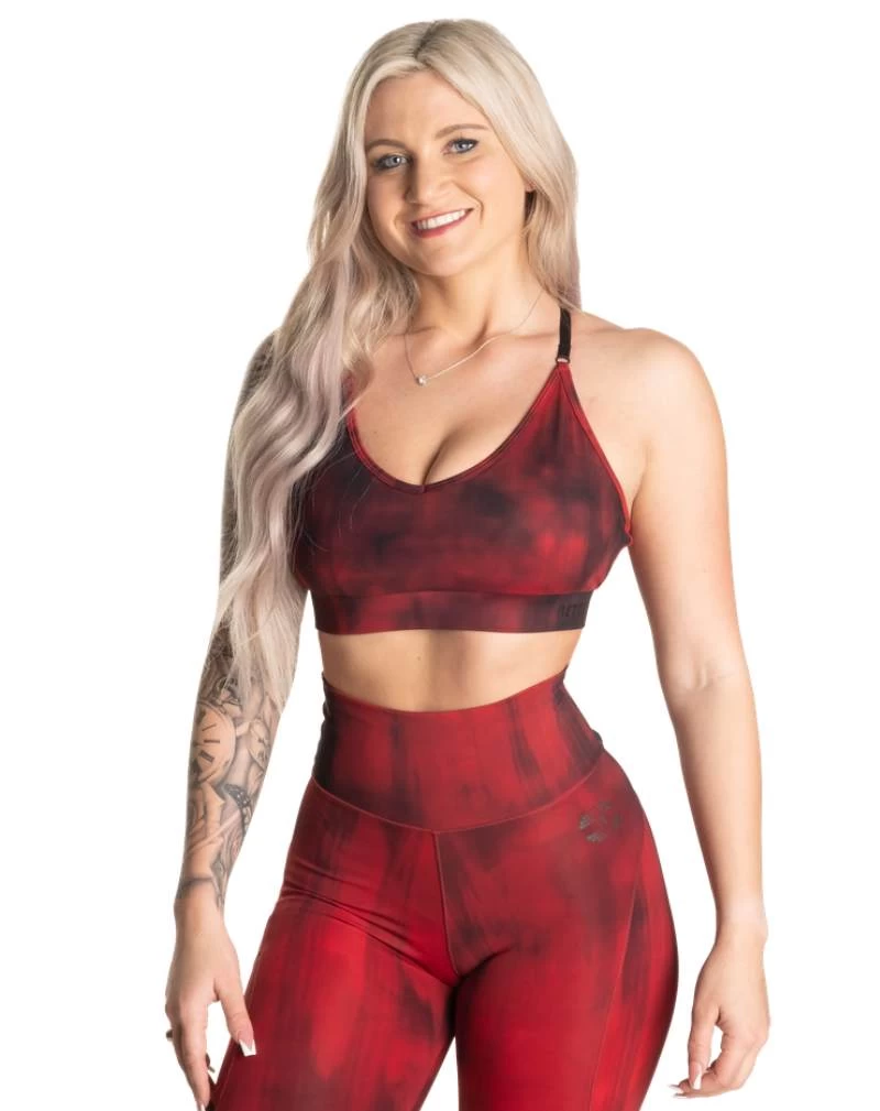 Better Bodies High Line Short Top (Poistotuote), Chili Red Grunge