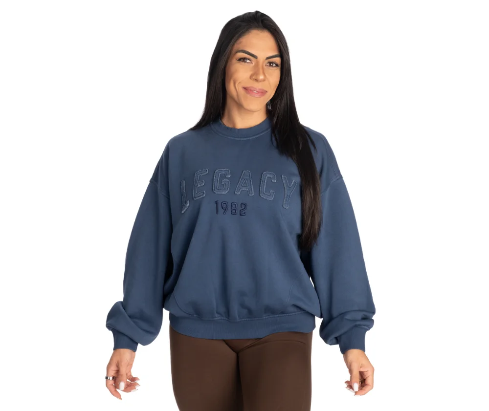 Better Bodies Legacy Oversized Sweater (Poistotuote), Washed Blue