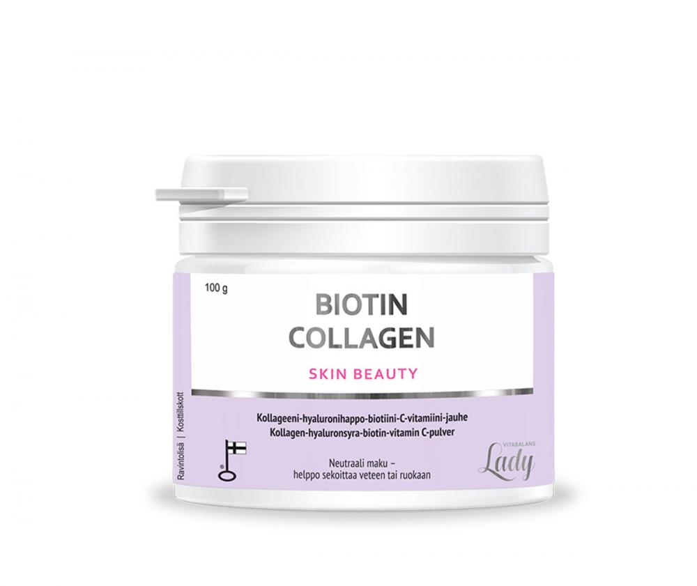 Biotin Collagen Skin Beauty jauhe, 100&nbsp;g