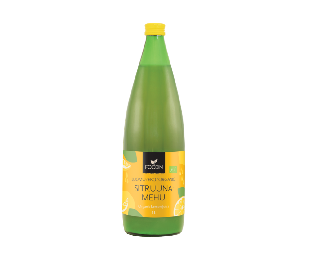 Foodin Luomu Sitruunamehu, 1 l