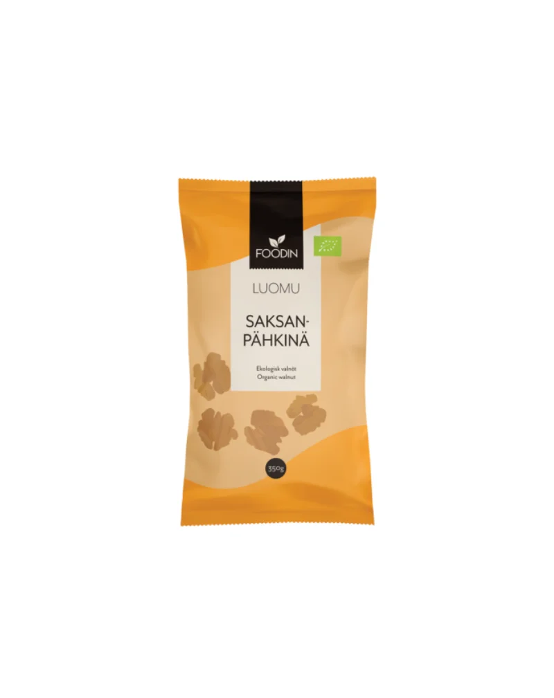 FOODIN Saksanpähkinä, luomu, 350&nbsp;g