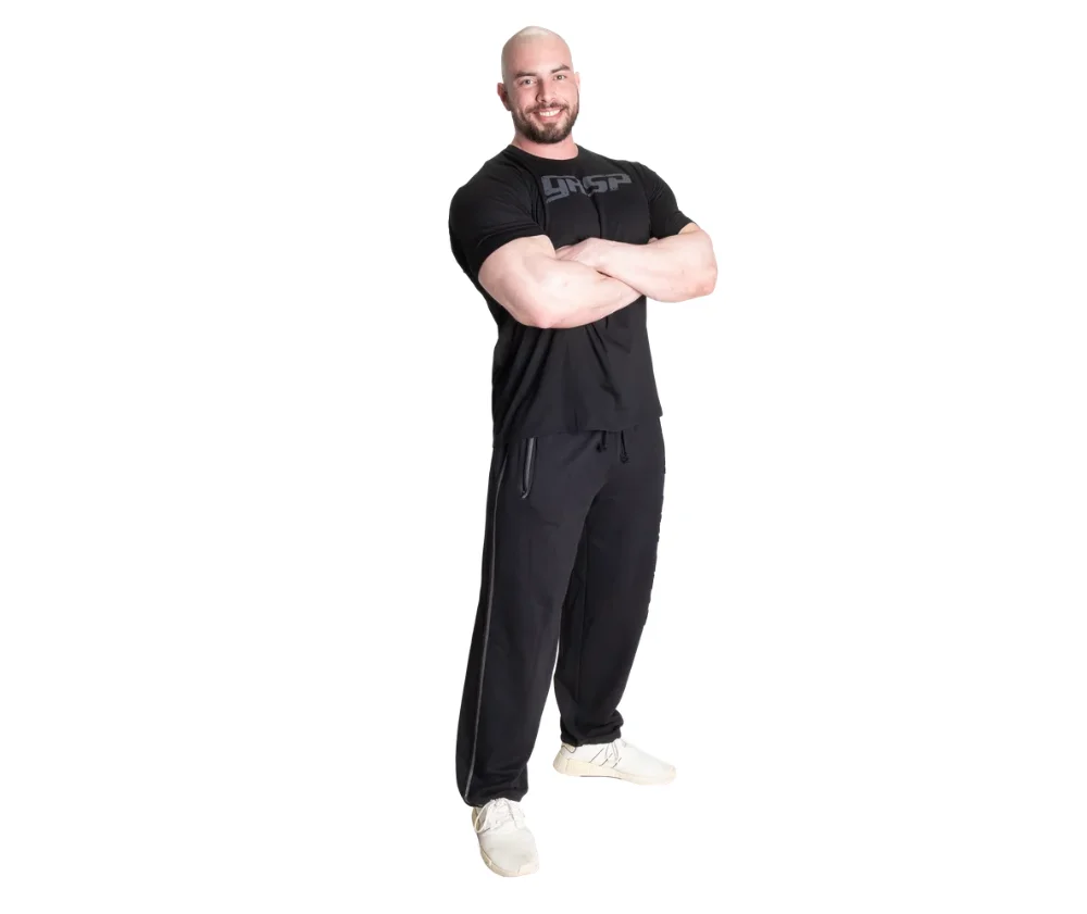 GASP Legacy Gym Tee, Black