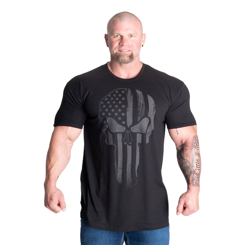 GASP Skull Standard Tee, Black