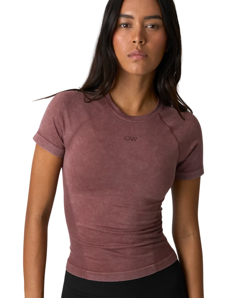ICIW Sculpt Seamless T-shirt, Auburn Brown