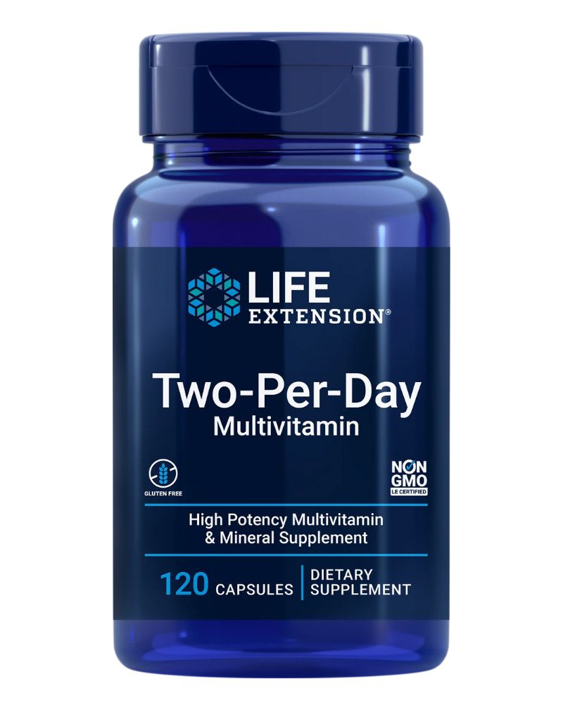 LifeExtension Two-Per-Day Capsules, 120 kaps.