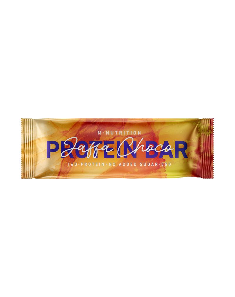 M-Nutrition Protein Bar proteiinipatukka, 55&nbsp;g, Jaffa Choco