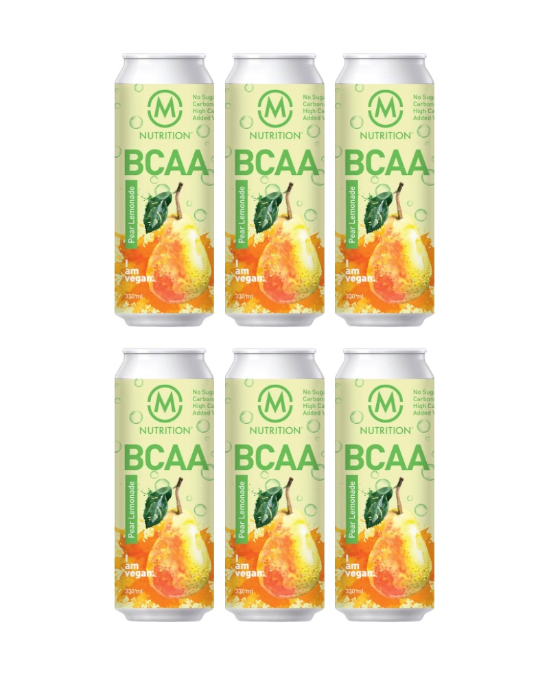 M-Nutrition BCAA-valmisjuoma, Pear Lemonade 6-pack