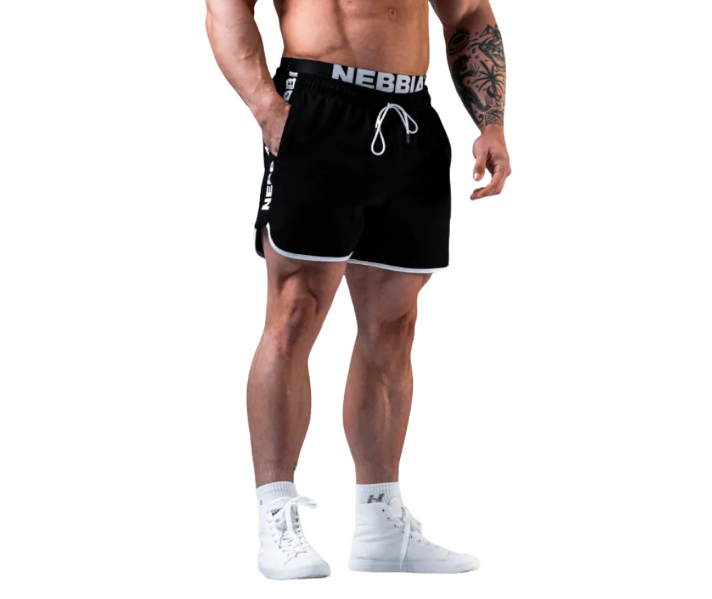 NEBBIA Training Shorts Hero 295, Black