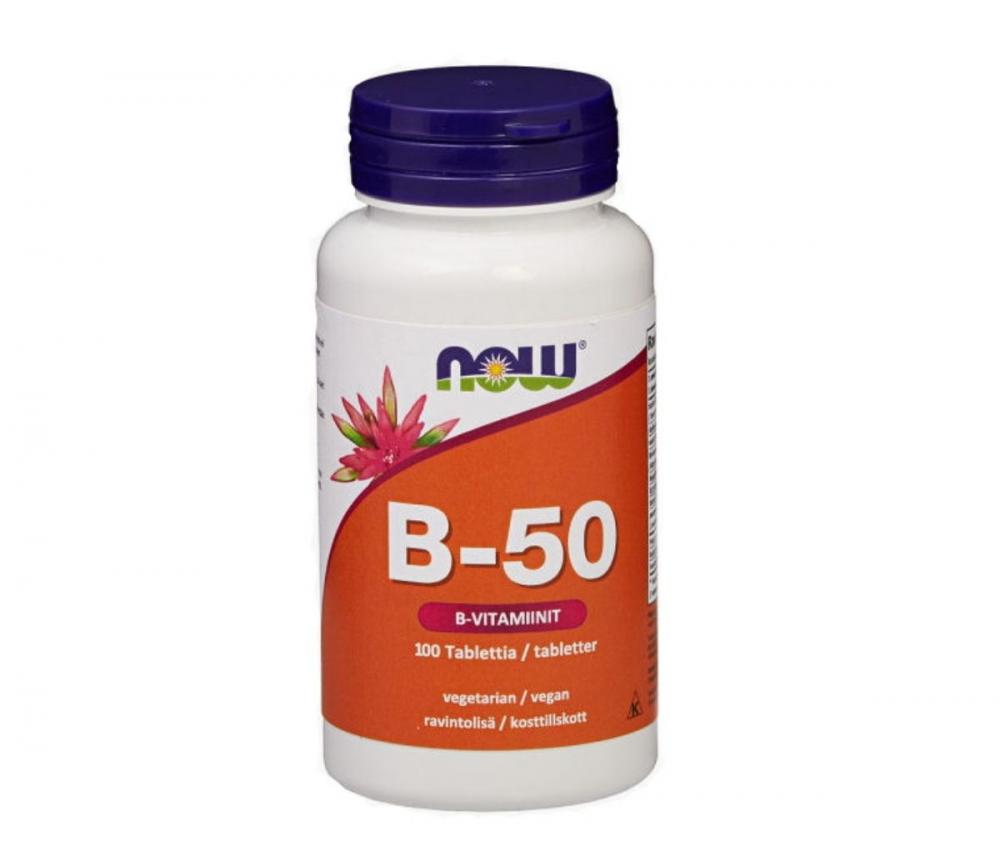 NOW Foods B-50, 100 kaps. (11/26)