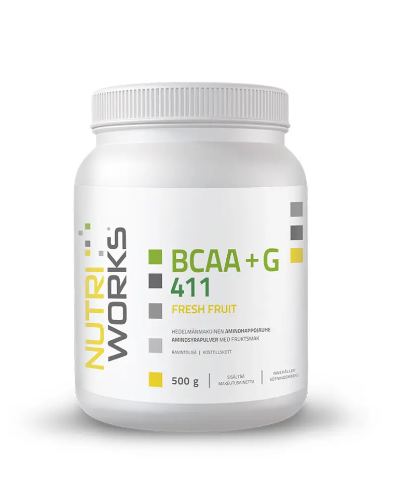 Nutri Works BCAA+G 411, 500 g