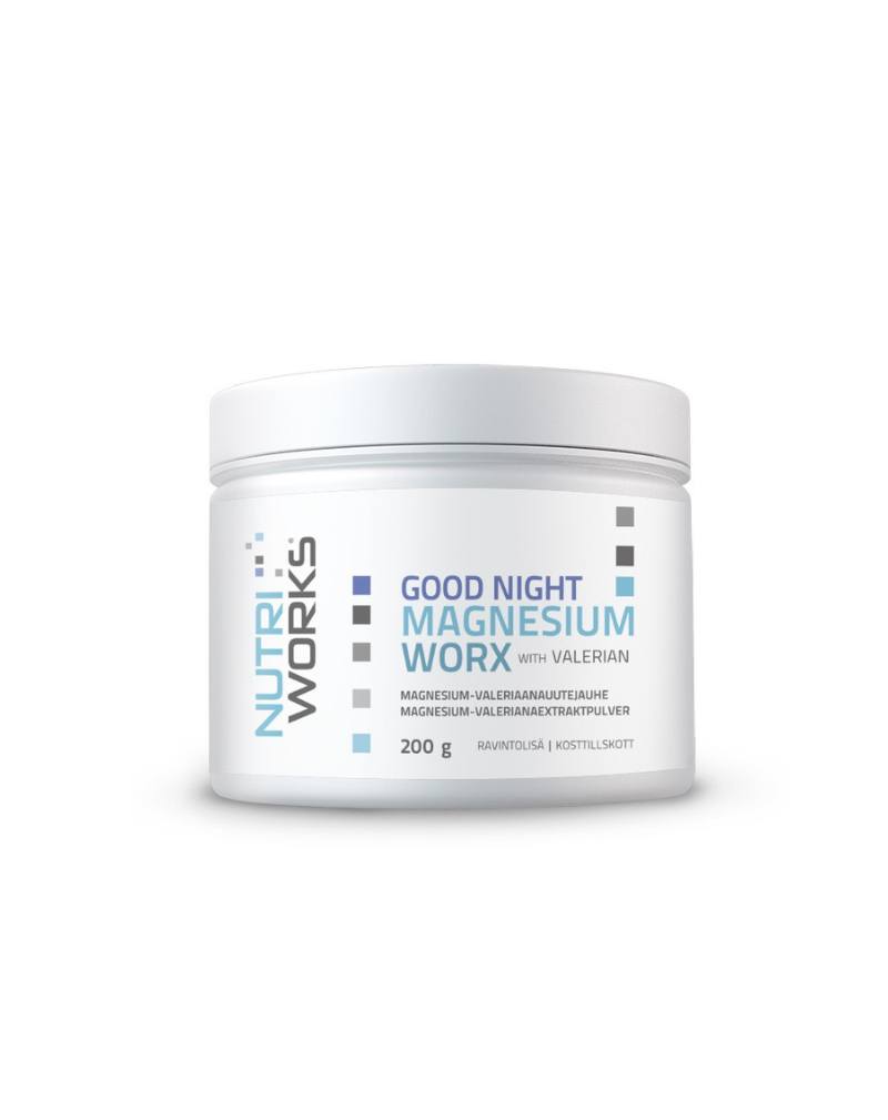 Nutri Works Good Night Magnesium WorX with Valerian, 200&nbsp;g
