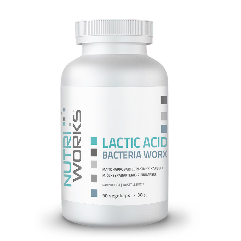Nutri Works Lactic Acid Bacteria Worx, 90 kaps. (30.11.2026)