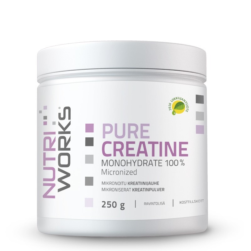 Nutri Works Pure Creatine Monohydrate 100 %, 250&nbsp;g
