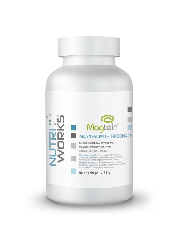 Nutri Works Magtein Magnesium L-Threonate, 90 kaps.