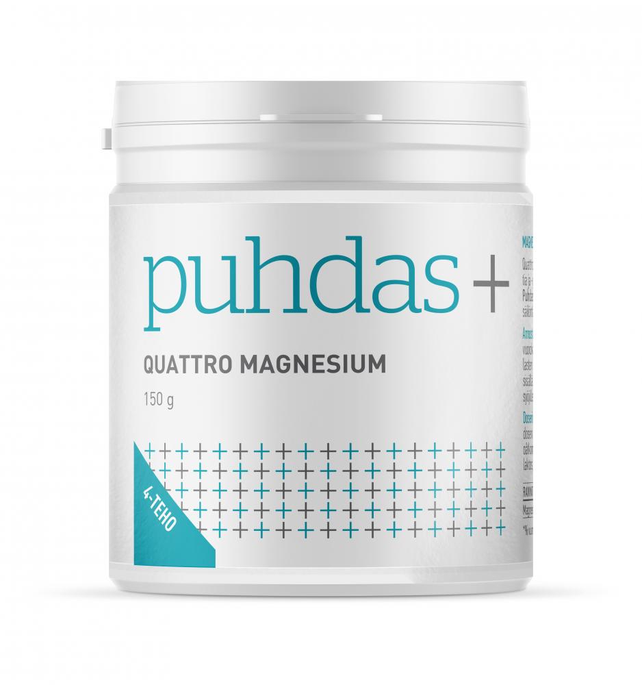 Puhdas+ Quattro Magnesium, 150 g