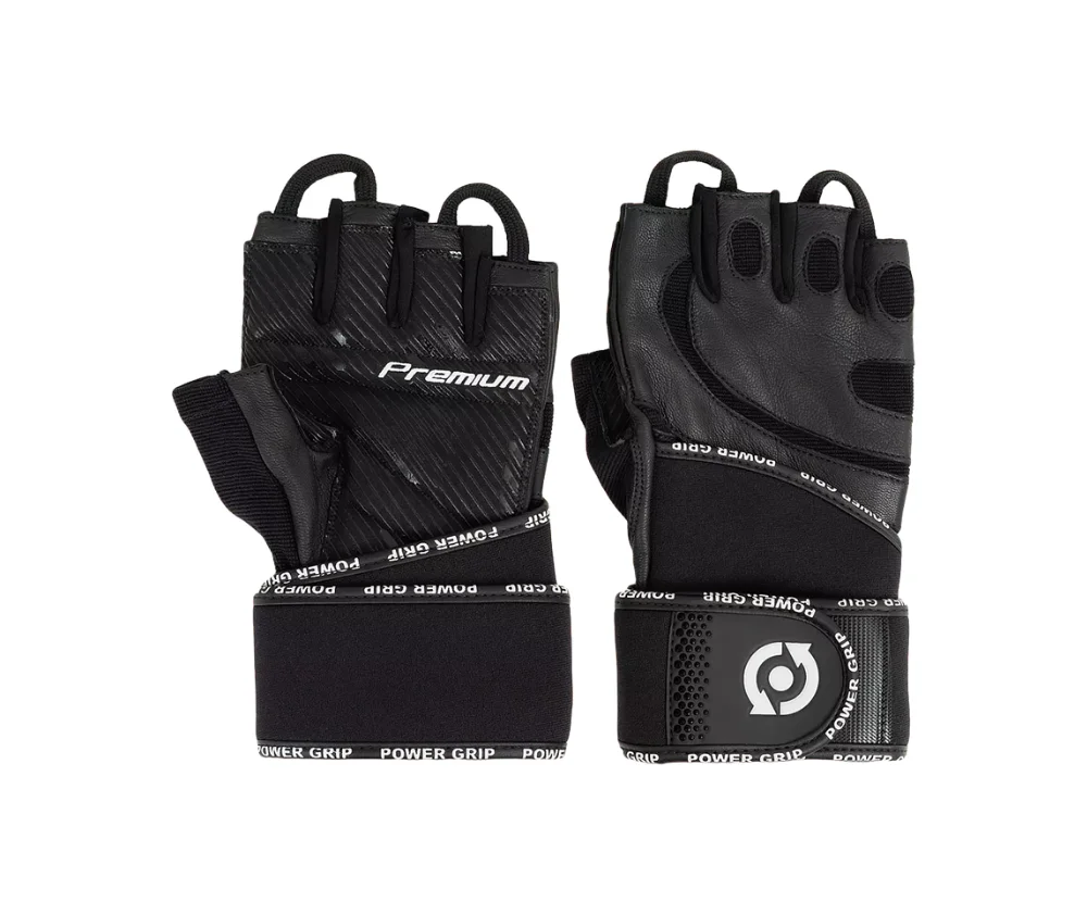 Scitec MADMAX Wrist Wrap Leather Gloves