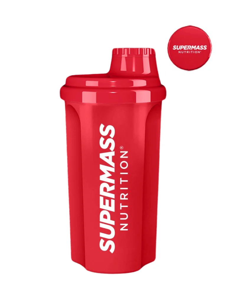 Supermass Nutrition Shaker, 700 ml, Punainen