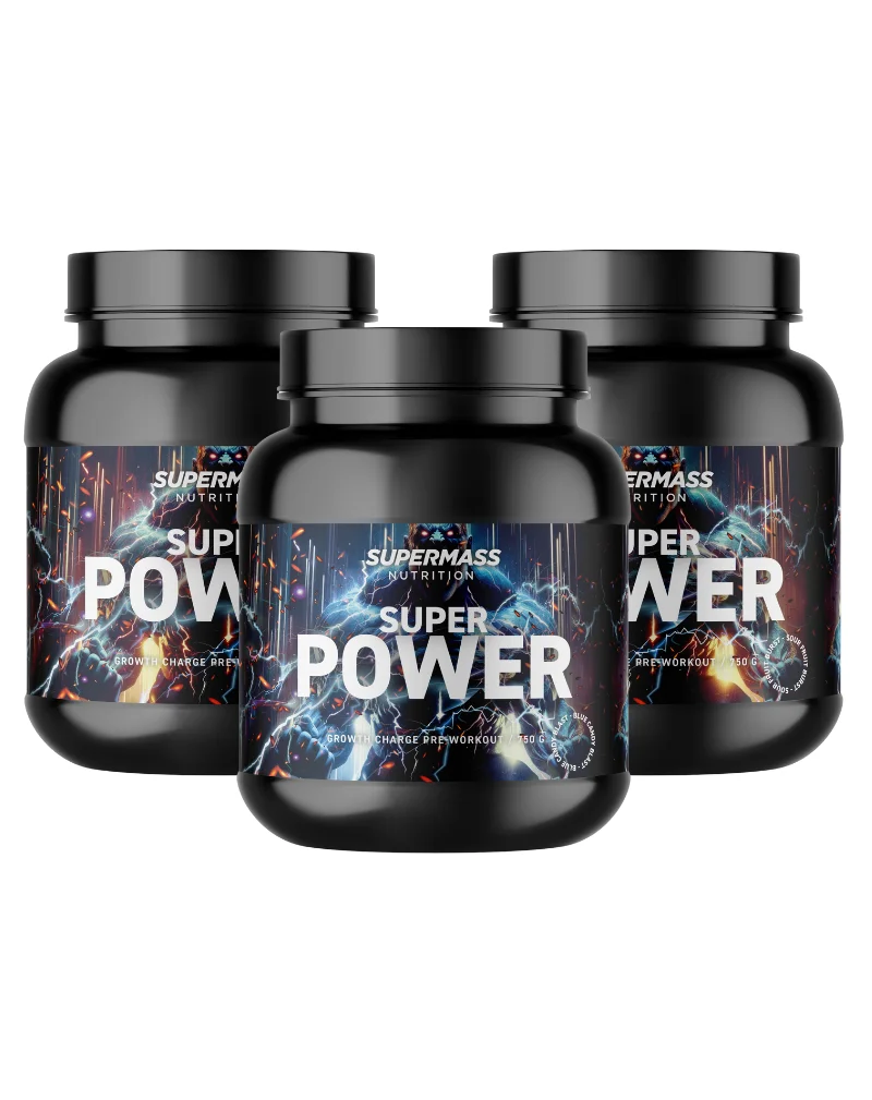 Big Buy: 3 kpl Supermass Nutrition SUPER POWER (2,25&nbsp;kg)