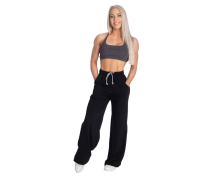 Better Bodies Wide Sweatpants, Black