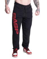 GASP Vintage Sweatpants, Black/Red