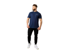 GymBeam Mens T-shirt Basic, Navy Blue