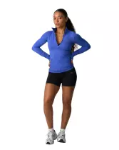 ICIW Define Seamless 1/2 Zip, Virtual Blue