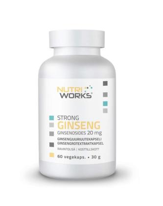 Nutri Works Strong Ginseng, 60 kaps.