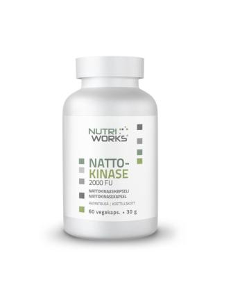 Nutri Works Nattokinase 2000 FU, 60 kaps.