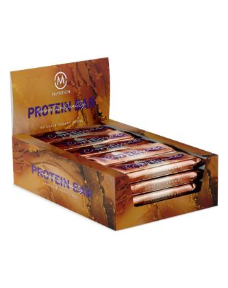 12 kpl M-Nutrition Protein Bar proteiinipatukka, 55 g, Salty Caramel