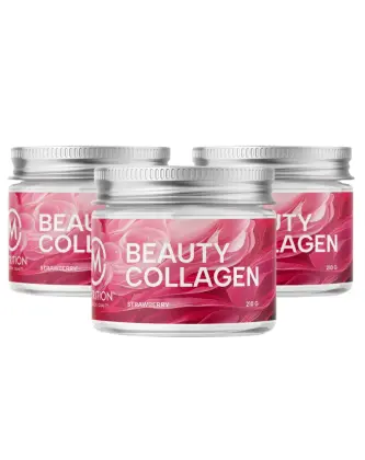Big Buy: 3 kpl M-Nutrition Beauty Collagen, Strawberry (630 g)