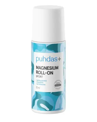 Puhdas+ Magnesium Roll-on Sport, 75 ml