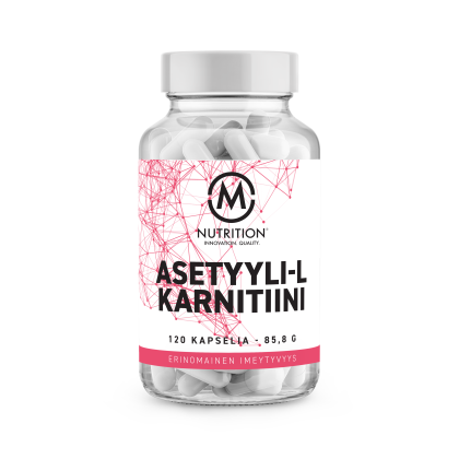 M-Nutrition Asetyyli-L-Karnitiini, 120 kaps.