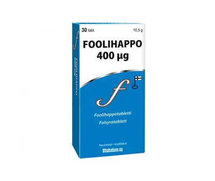 Vitabalans Foolihappo 400 µg, 30 tabl.